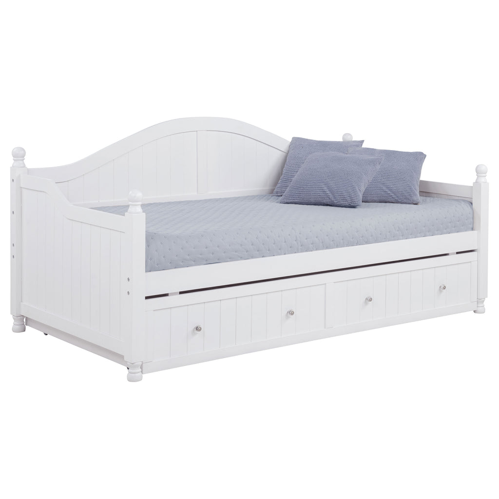 White Twin Daybed with Trundle