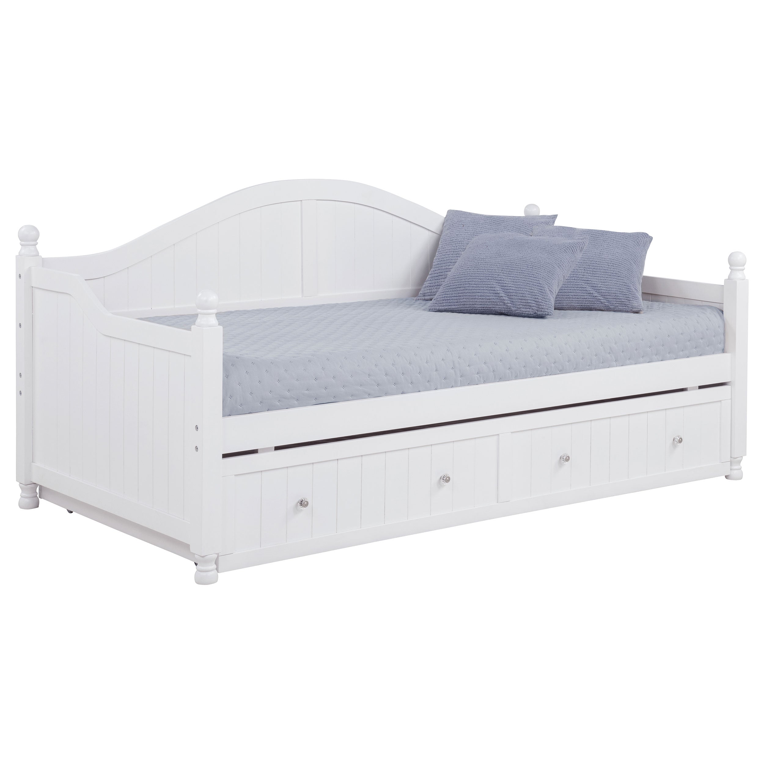 White Twin Daybed with Trundle