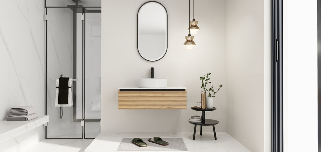 36'' Wall-Mounted Bathroom Vanity