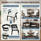 2-Piece Modern Dining Chairs