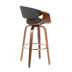 Mid-Century Modern Barstool Set of 2