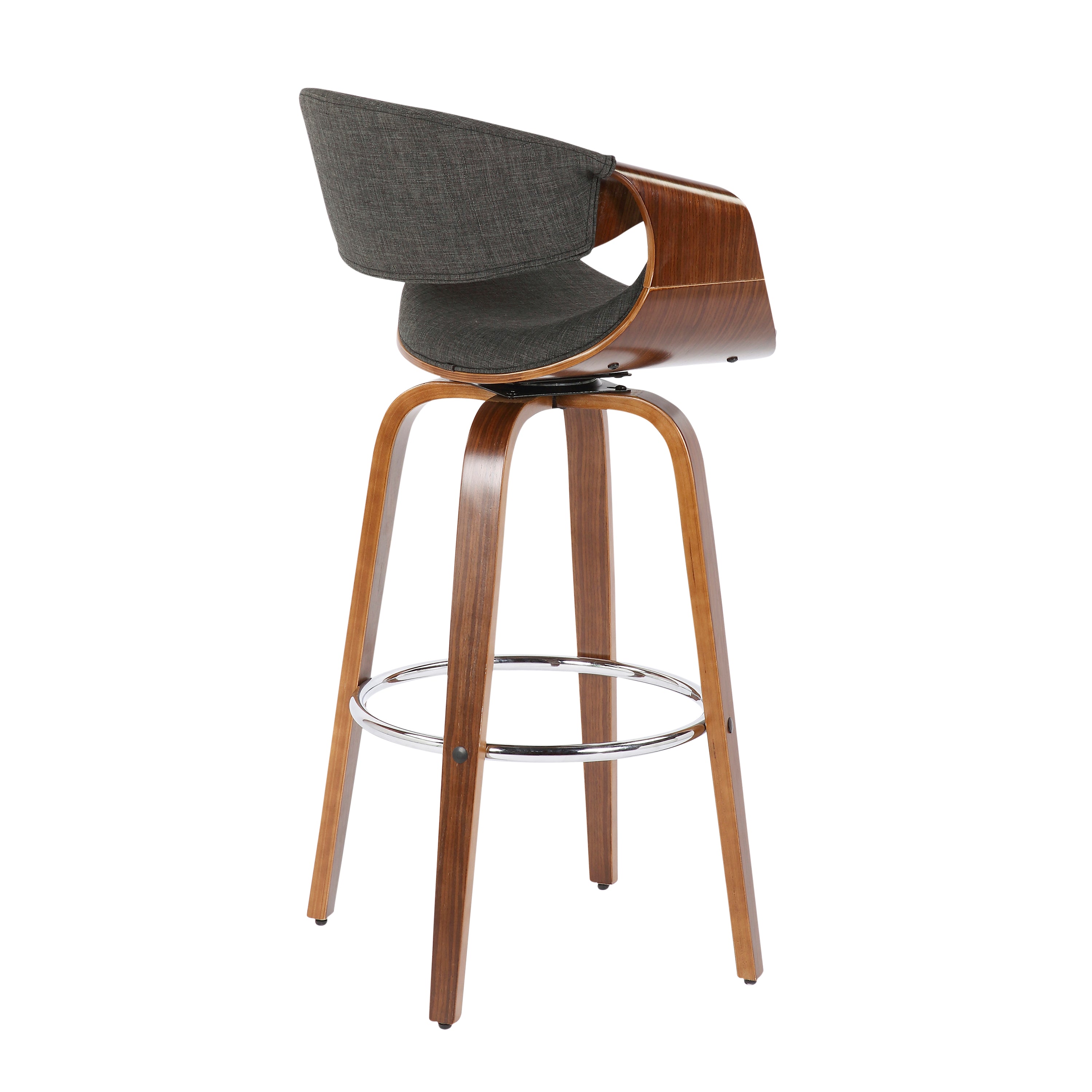 Mid-Century Modern Barstool Set of 2