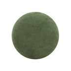 Fuji 15" Mushroom Footstool Ottoman, Moss