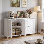 Vintage Distressed Sideboard Buffet Cabinet