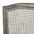 Triomphe Rattan Wicker High Back Armless Counter Bar Stool
