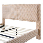 Simple Modern Camel Plush Soft Bed