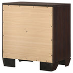 Copper Dark Cocoa 2-Drawer Rectangular Nightstand
