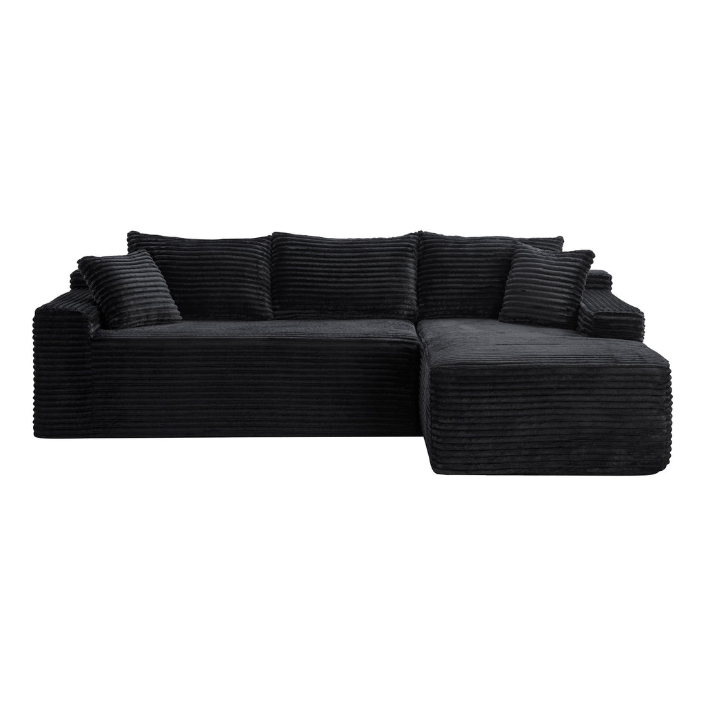 106.3" Cloud Modular Sectional Sofa Couch with L-Shape Chaise