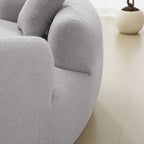 66.93 Inch Curved Loveseat