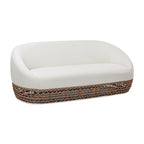Willow 71" Upholstered Woven Patio Deep Seating Sofa