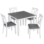 5-Piece Dining Table Set with 4 Chairs