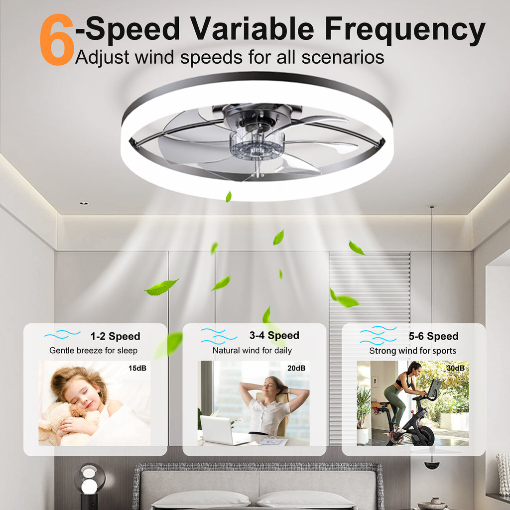 Ultra-Thin LED Ceiling Fan