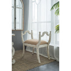 Harlow Bench - Farmhouse/French Country Style Vanity Chair