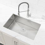 Stainless Steel Kitchen Sink, 30"x19" Drop In Single Bowl