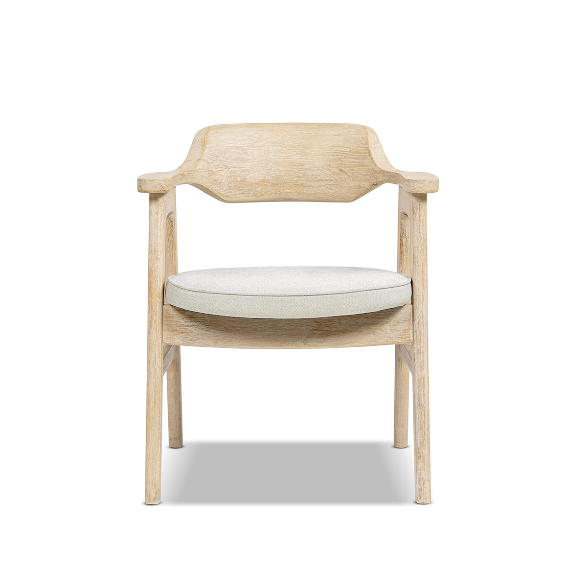 Hayes Curved Reclaimed Pine Dining Arm Chair
