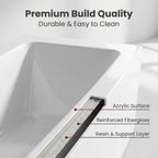 67" Hydrotherapy Jetted Bathtub
