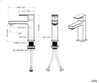 Chrome Single Hole Bathroom Faucet