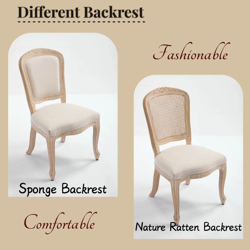 French Country Dining Chairs Set of 2
