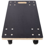 Furniture Moving Wooden Dolly with 4 PP Wheels