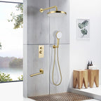 Luxury 3-Function Shower System Set - Solid