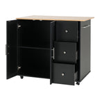 Mobile Kitchen Cart with Storage