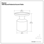 Haynes Wooden Accent Table