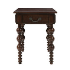 Solid Wood End Table with Drawer