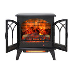 24 Inch 3D Flame Electric Infrared Quartz Fireplace Stove