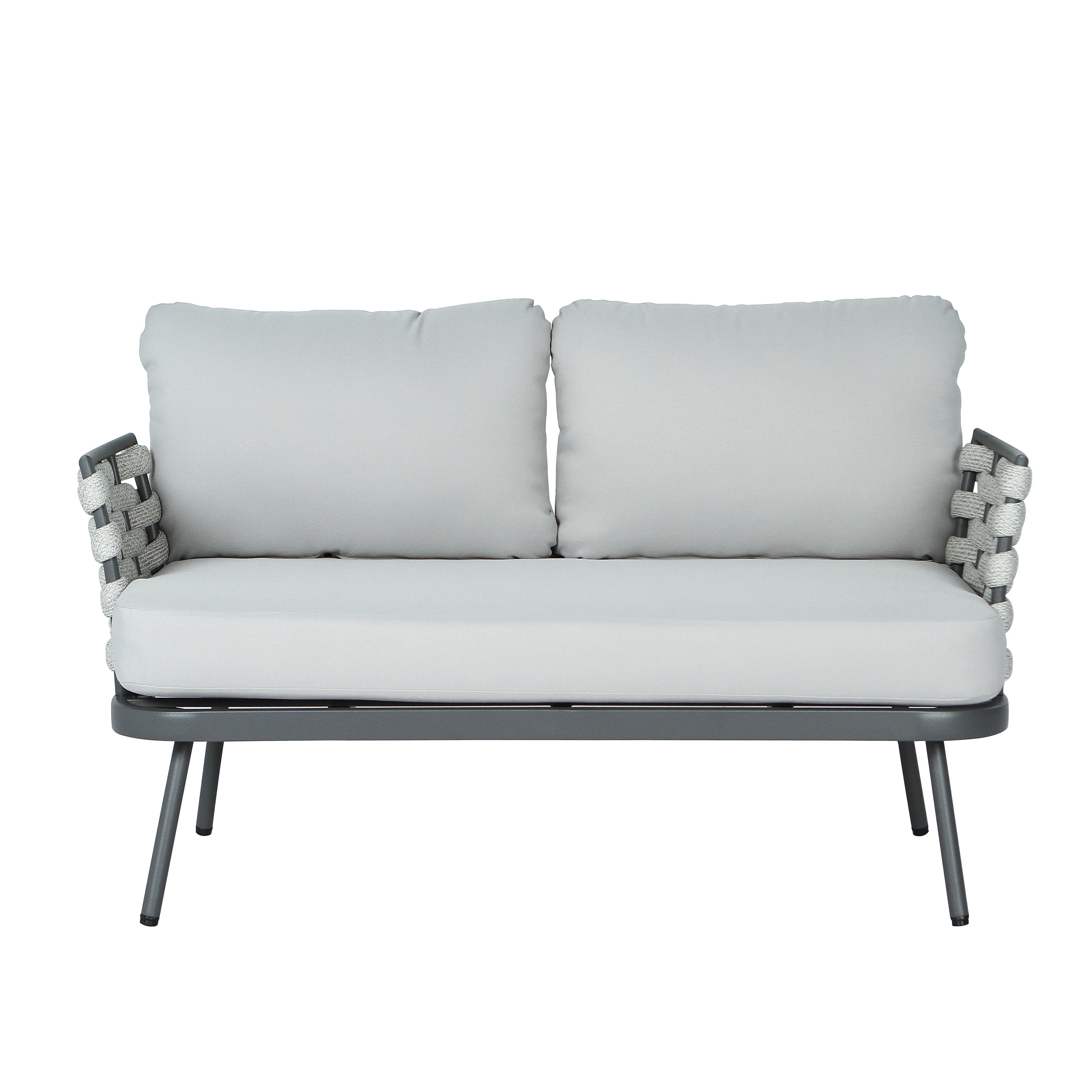 Mariano Steel 4-Pieces Conversation Set