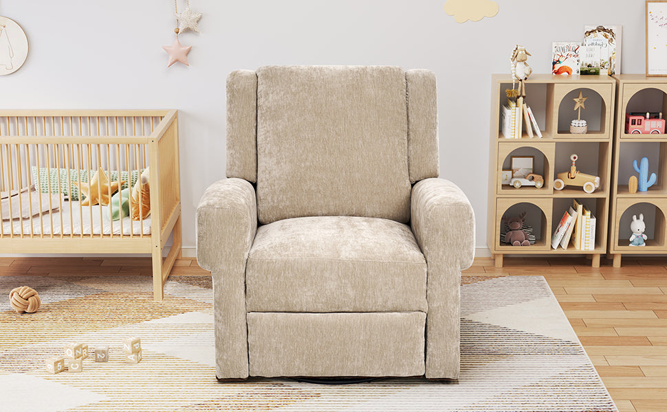 Manual Recliner Nursery Recliner Chair Swivel Rocker