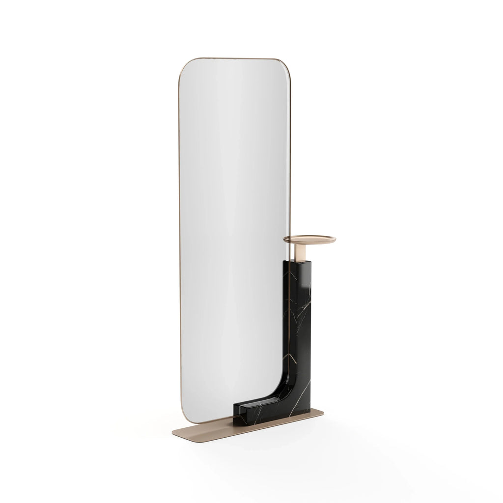 Overlap Floor Mirror