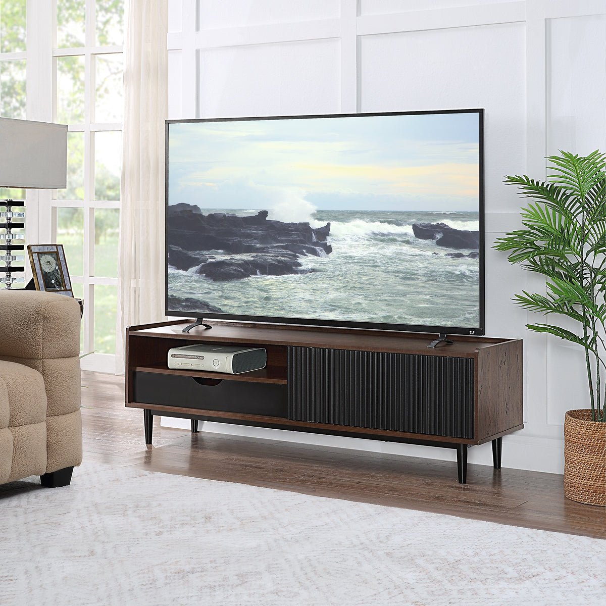 Duane 59" Fluted TV Stand