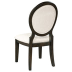 Fulton Dark Cocoa Oval Back Dining Side Chair Set (2 of Set)