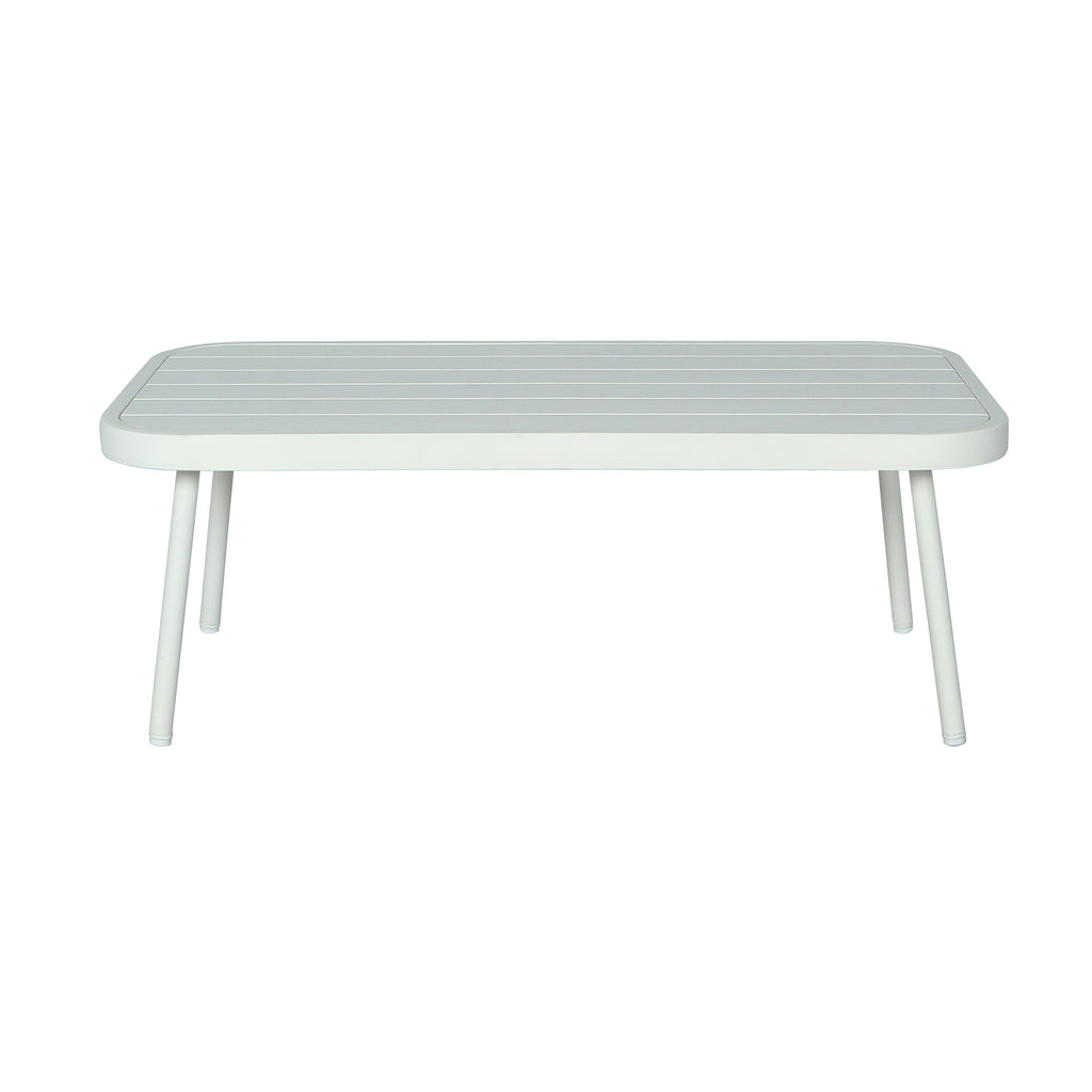 Mariano Steel Loveseat and Table Set