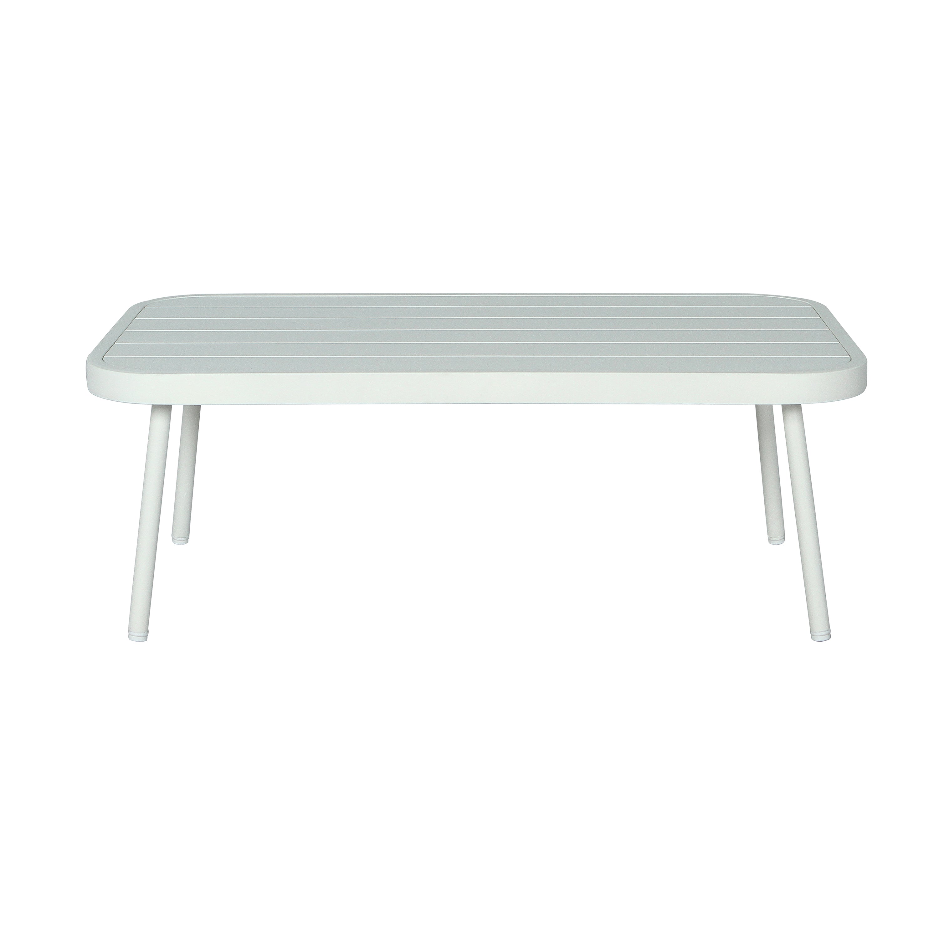 Mariano Steel Loveseat and Table Set