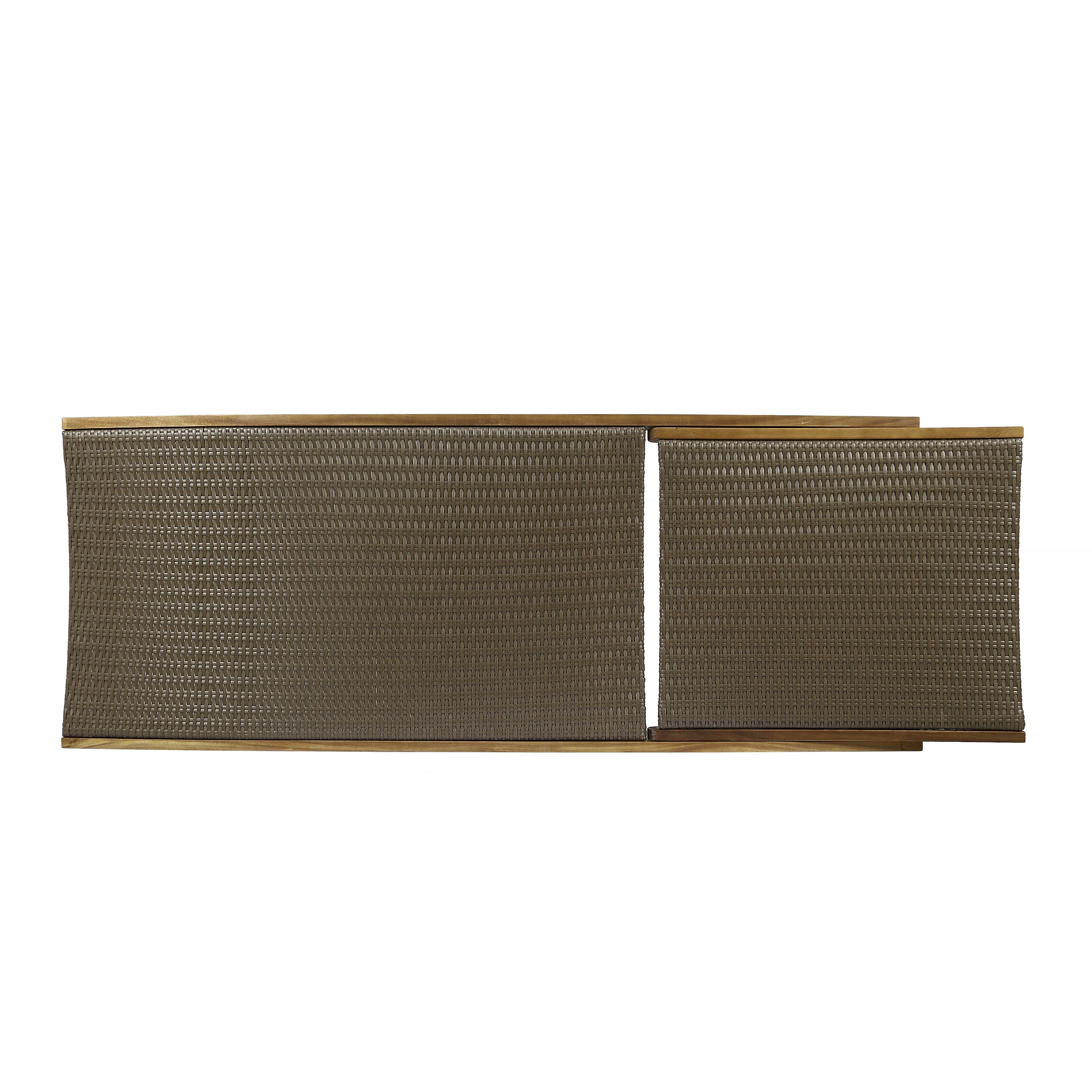 Banzai Chaise Lounge With Pull-Out Tray Set Of 2