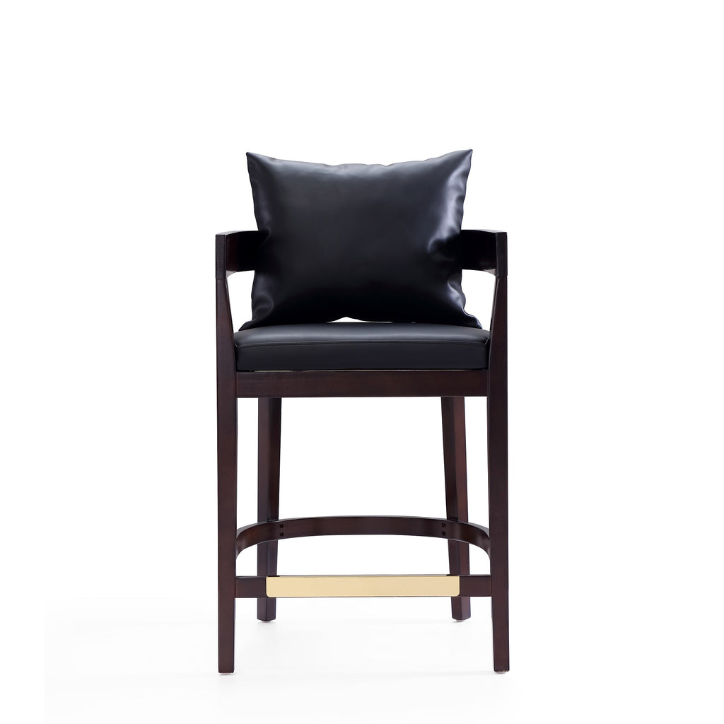 Ritz Wood Upholstered Counter Stool