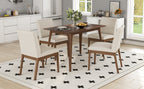 5-Piece Dining Table Set with 4 Chairs
