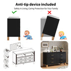 Modern 6-Drawer Double Dresser