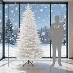 7.5ft Snow Flocked Artificial Christmas Tree