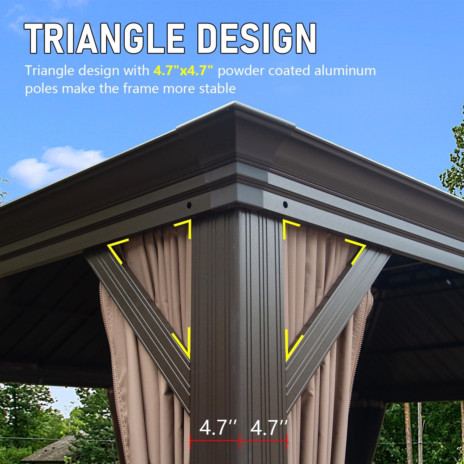 14x22FT Hardtop Gazebo