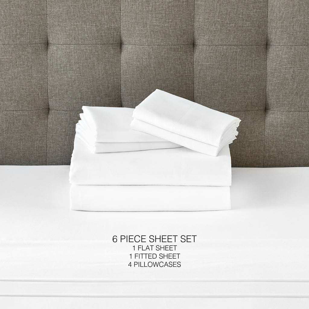 Restonic ComfortCare Hybrid Restful Nights Plush, King + 12-Piece Premium Comfort Bedding Pack, King Size