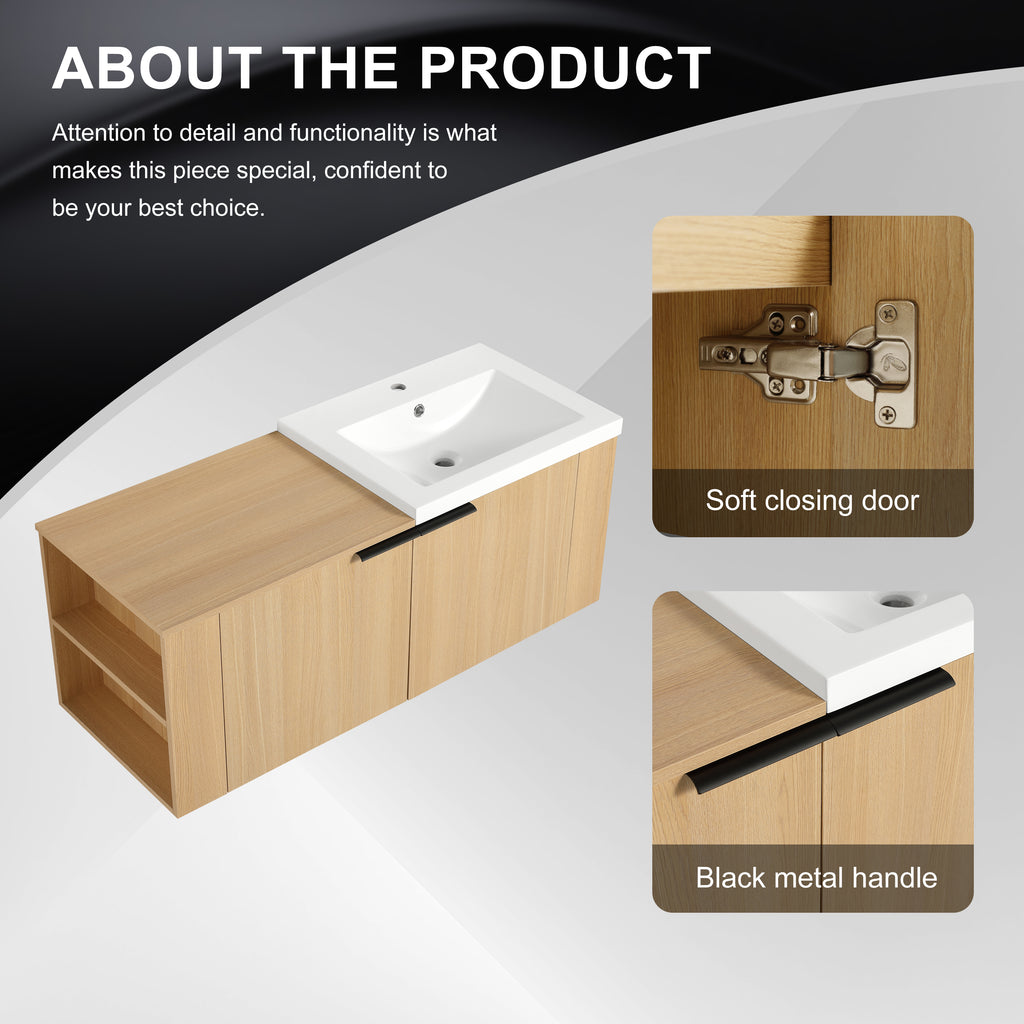 48" Bathroom Vanity Sink Combo