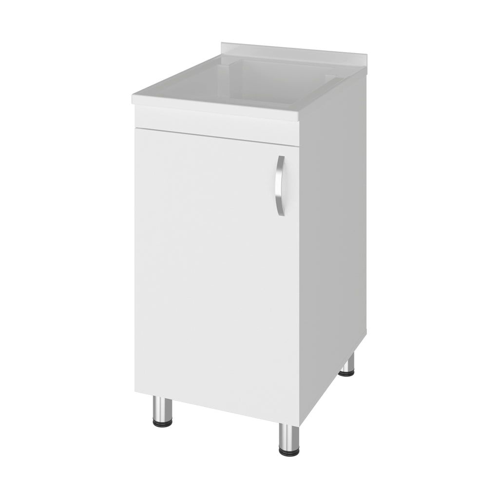 Slee Compact Utility Sink Cabinet with Storage