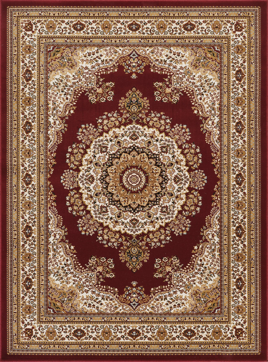 Manchester GC_HER5007 Traditional Medallion Rug