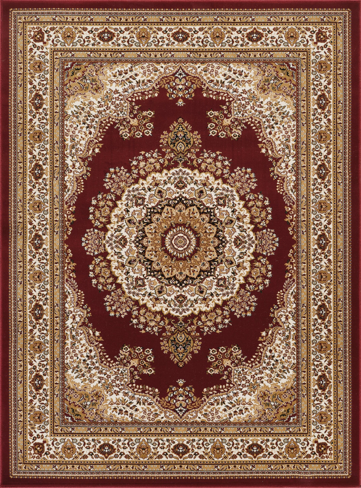 Manchester GC_HER5007 Traditional Medallion Rug