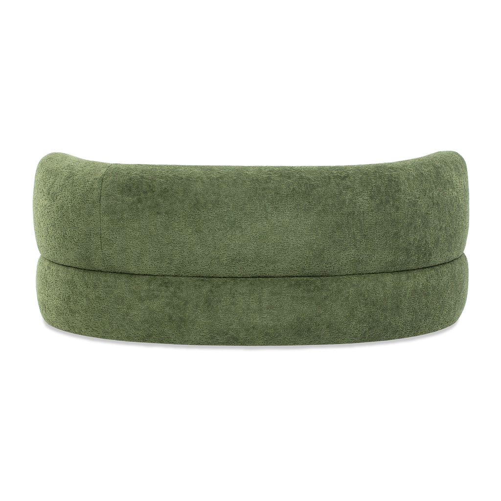 Shep 36" Curved Dog Sofa Bed Medium Moss