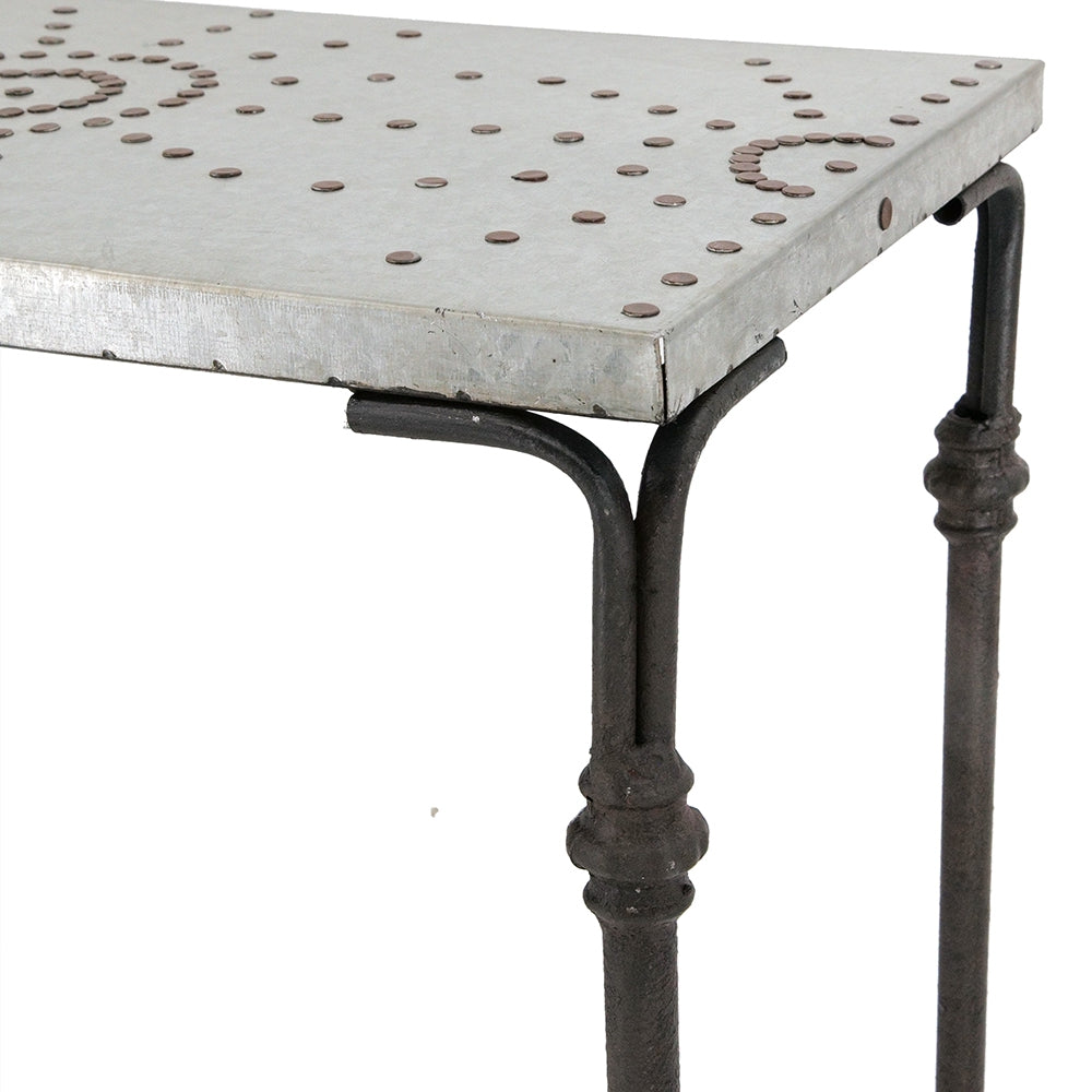 Set of 3 Gilbert Nesting Tables - Metal Plant Stand