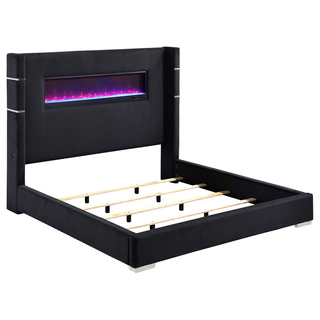 Judah Wingback Panel Bed