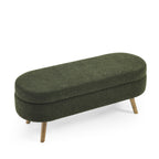 Ottoman Oval Storage Bench